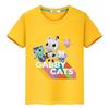 Новинка 2024 года, футболка Kawaii Pride, футболка Gabbys Dollhouse с принтом из 100% хлопка, футболка с аниме, топы с короткими рукавами y2k, цельная детская одежда для девочек