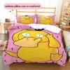 Psyduck Character Bedding Set, Unique Pokemon Bedroom Decor, Interesting Household Gift Choice.chl