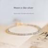 Natural Gray Moonstone & Labradorite Crystal Bracelet – Elegant Gift