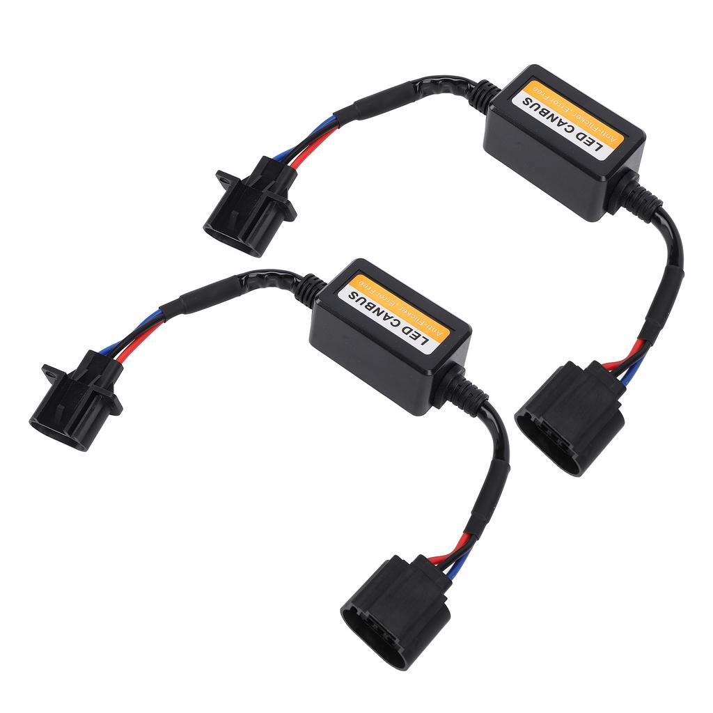 2 шт. Автомобильный светодиодный фара Canbus декодер анти мерцание предупреждение об ошибке жгут резистор комплект для H13 Headla