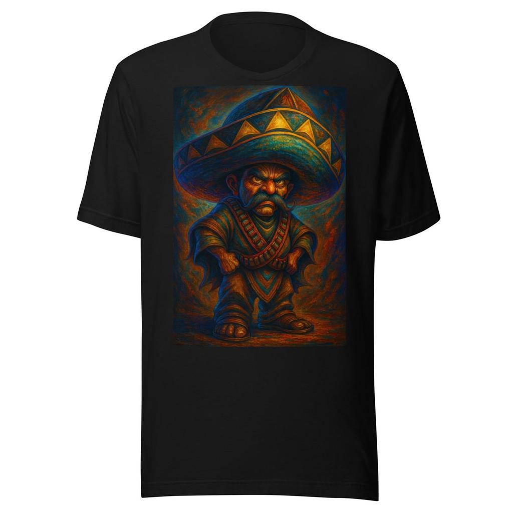 Mexicano Bravo con Sombrero — Arte Chicano Unisex t-shirt