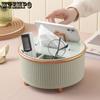 Light Luxury Living Room Tissue Box Scandinavian Coffee Table Simple Remote Control Storage Multifunctional Office Dining Table High-end Drawer