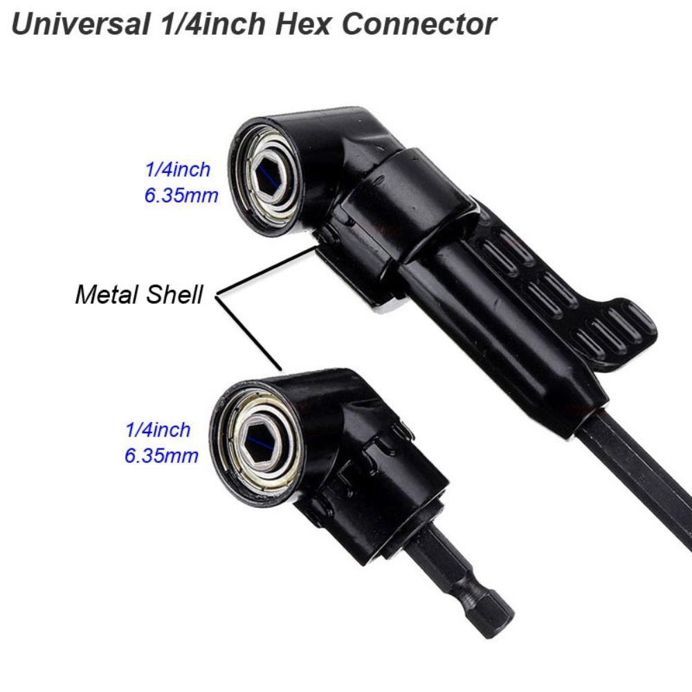 Регулируемый Угловой Держатель для Отвертки 1/4 Угловой Удлинитель Отвертка Биты для Отвертки