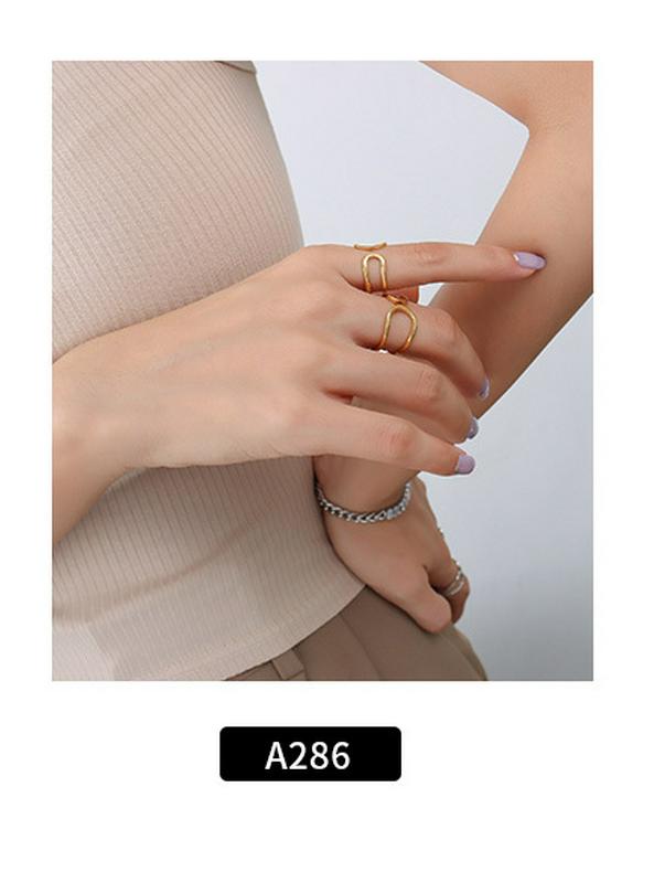 Геометрические полые ретро серьги-кольца с переплетением - Титановая сталь, Не тускнеют