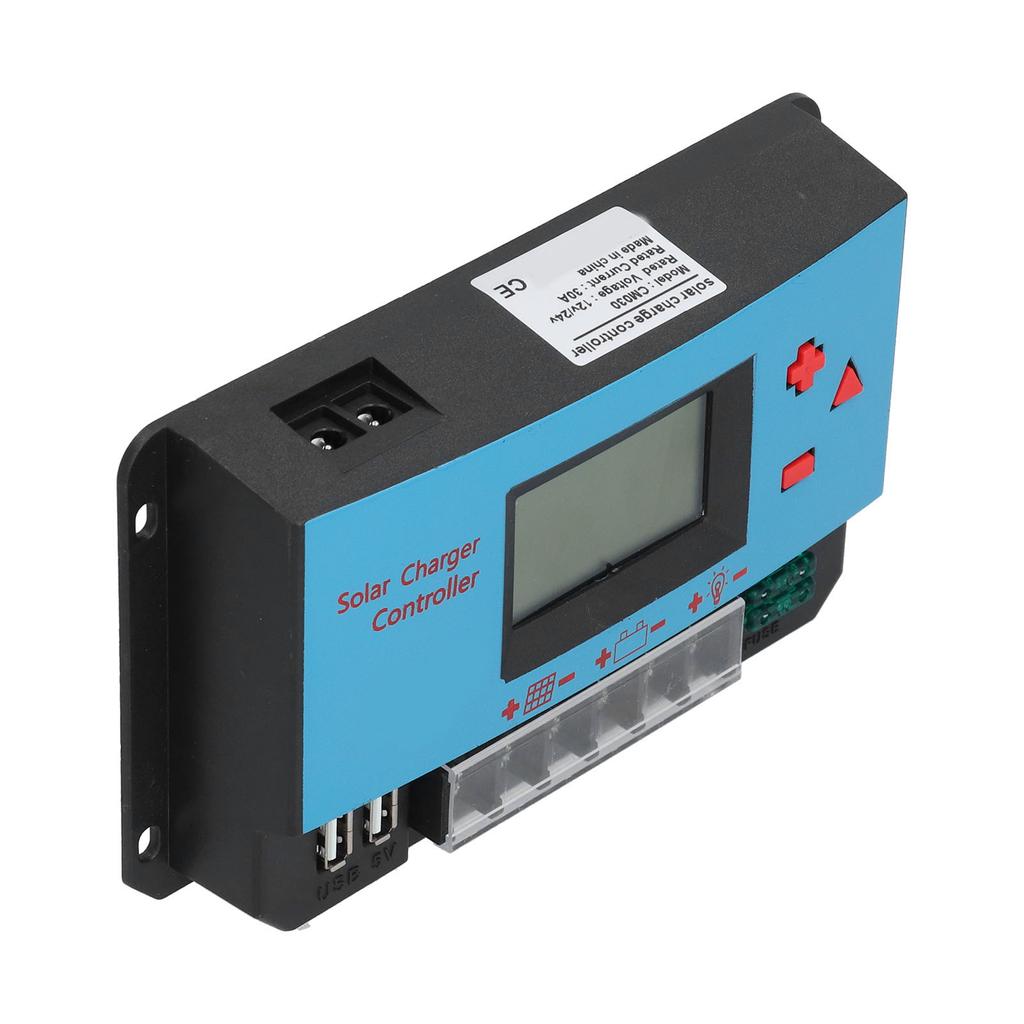 Солнечный контроллер заряда LCD Водонепроницаемый USB PWM Солнечный контроллер заряда для солнечной лампы Рекламного щита