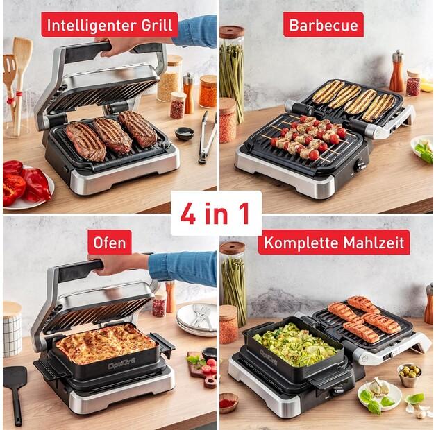 Contact Grill Tefal GC774D.TK OptiGrill 4 In 1 Incl. Tipp-Kick Game