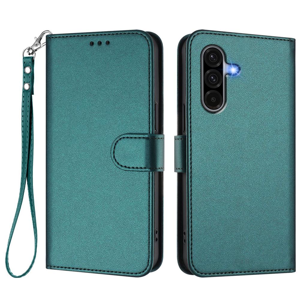 For Samsung Galaxy A36 5G Leather Case Wallet Stand Phone Cover with Wrist Strap