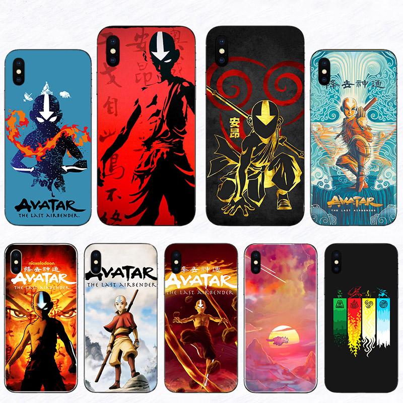 Anime Avatar The Last Airbender Phone Case For Iphone XS 11 12 Mini 13 Pro Max Mobile Shell 6S 7 8 Plus 5 XR 10 SE X Hard Cover