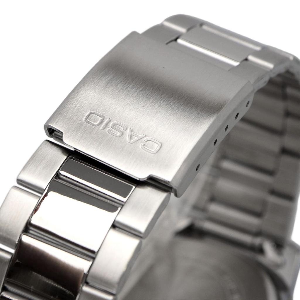 Casio Standard Analog Quartz Men's Watch MTP-VD01D-1EV with Metal Band, Black, International Model [Parallel Import]