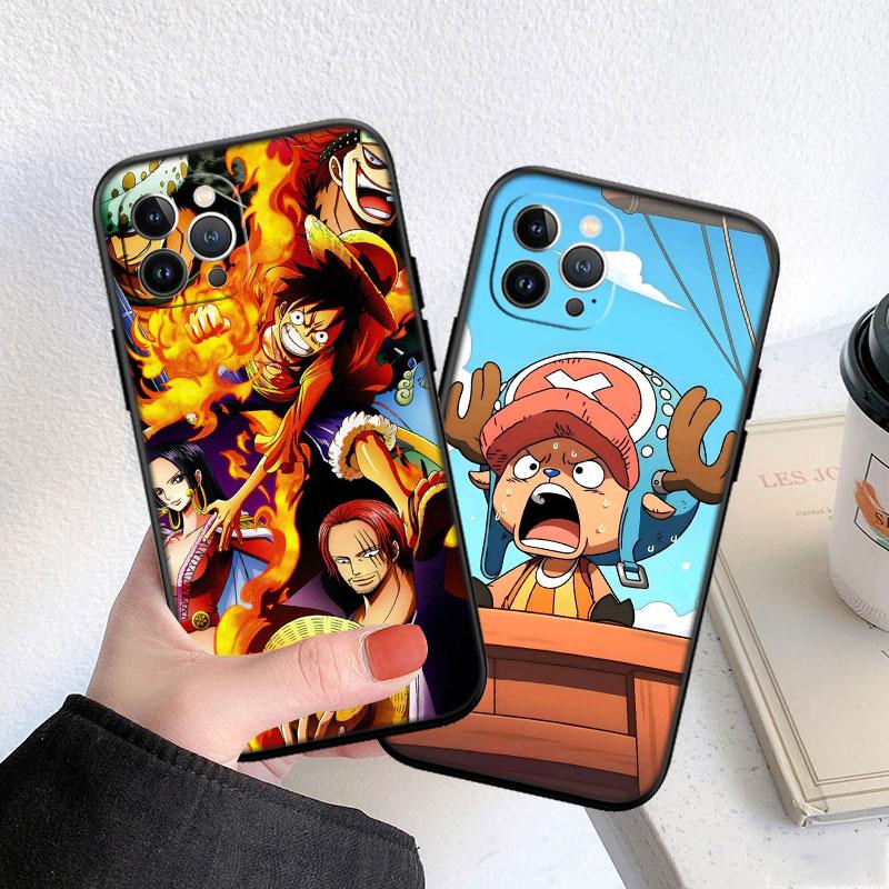 Art One Piece Soft Shell Phone Case for iPhone SE X XS XR 11 16E 17 Pro Max Air 8 7 6 6s Plus