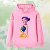 Autumn Single Fun Printed Girl Group Fashion Boy Girl  Casual Comfortable Warm Hooded Sweatshirt Children Long Sleeved Clothing