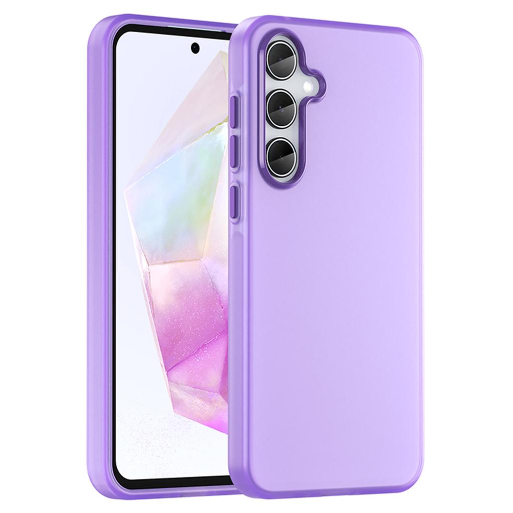 For Samsung Galaxy A35 5G Case TPU+PC Phone Back Cover Matte Translucent Design