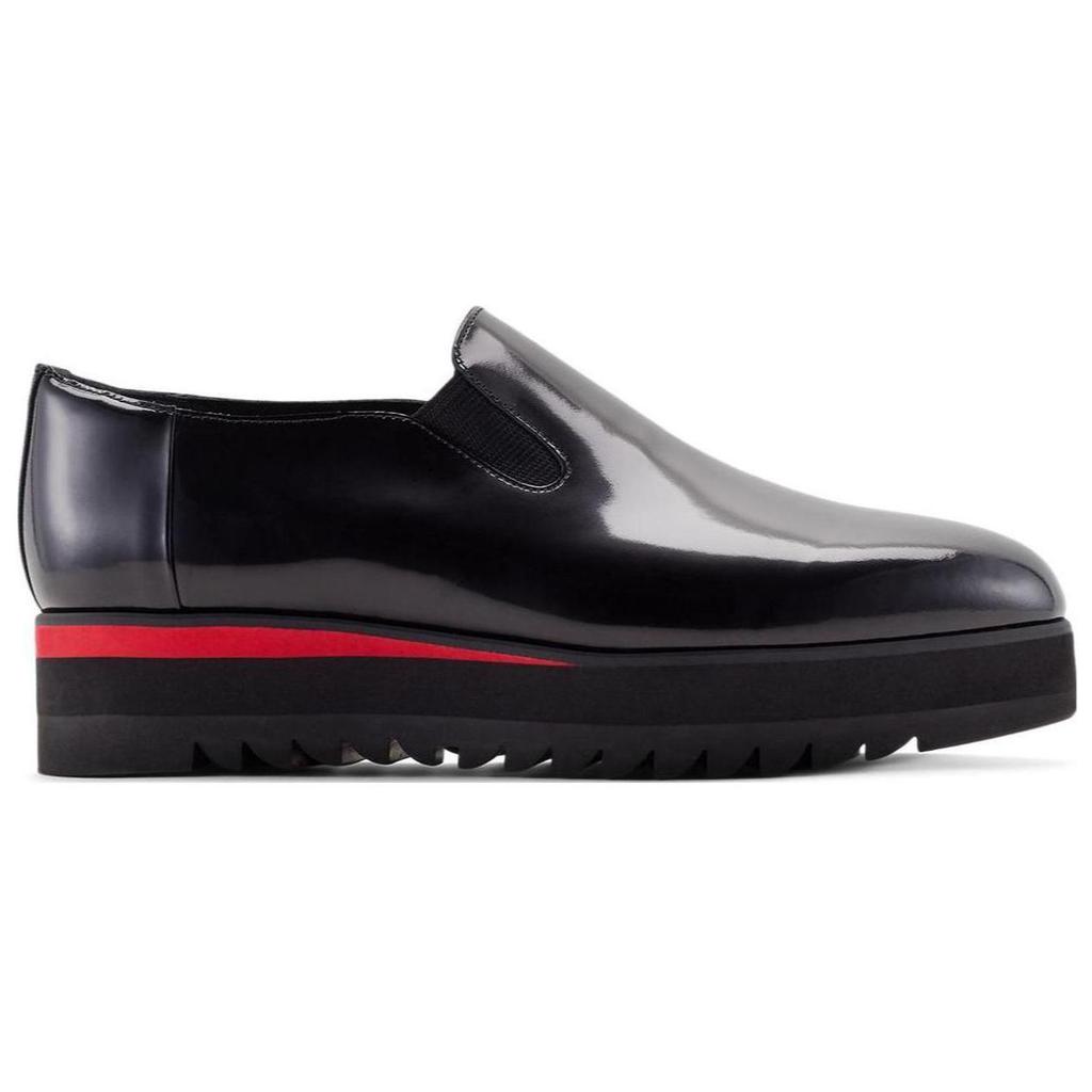 Onitsuka Tiger Slip-On Shock Absorbing Non-Slip Durable Low-Top Casual Shoes Women sneaker Black Red 1182A291-004