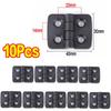 10Pcs Door Hinges Plastics Black Door Bearing Butt Cabinet ABS Hinge Home Furniture Hardware Door Hardware