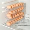 Slide Organizer Egg Roller Rack Four Tier Refrigerator Egg Storage Box High Quality Egg Dispenser