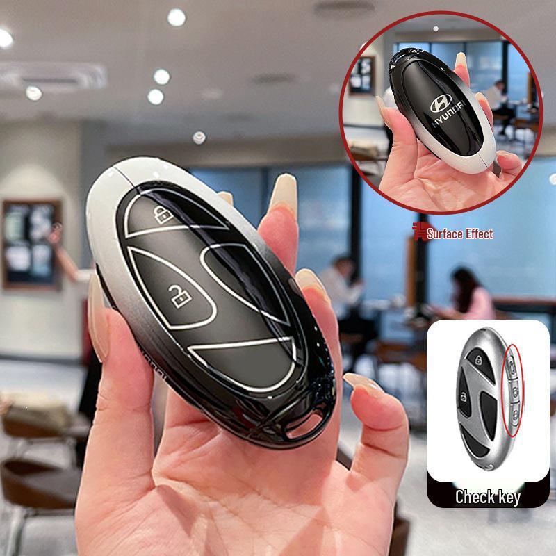 Чехол для ключа Tucson L 2025: Полностью металлический корпус для новой модели Hyundai пятого поколения