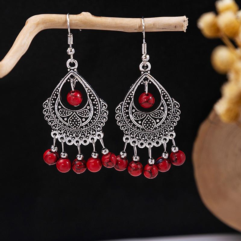 Bohemian Tassel Earrings Retro Ethnic Style Earrings Personalized Temperament Earrings