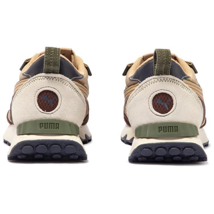 Puma Rider FV Ретро Мода Низкий Верх Повседневная Обувь для Образа Жизни Унисекс кроссовки Коричневый 387672-44