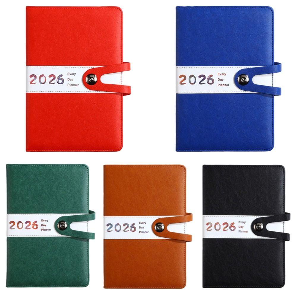 English A5 Agenda Planning Notebook Wear-resistant To-do List Notebook Stationery