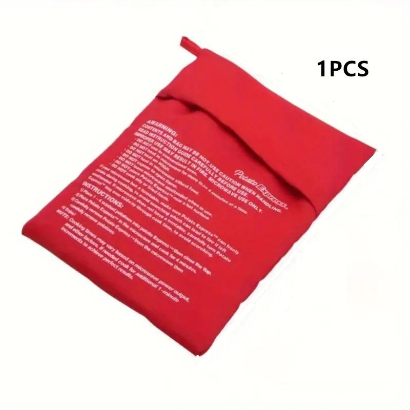 Кухонные принадлежности Мешок для картофеля в микроволновке Мешок для запеченного картофеля Красный мешочек Готовим всего за 4 минуты Мешок для приготовления картофеля Мешки для картофеля Кухонные принадлежности