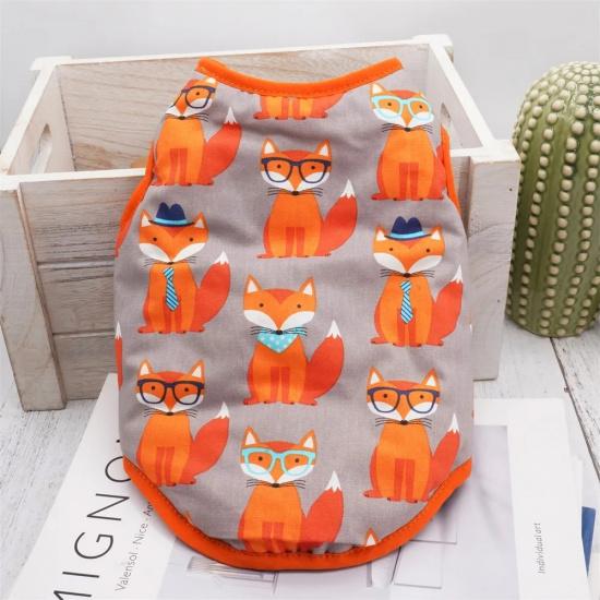 Fox Warm Winter Dog Jacket Coat, Pet Winter Vest, Puppy Christmas Holiday Clothing