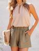 European & American Women's Summer Halter Chiffon Sleeveless Top
