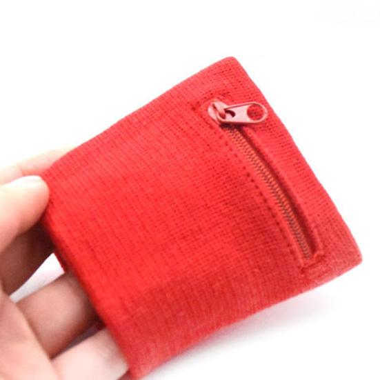 3 шт. спортивный браслет с карманом на молнии, очень широкий эластичный ремешок для защиты запястья, дышащий и поглощающий пот фитнес-кошелек на запястье для бега