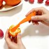 Оранжевая очистка в форме рыбы 2-в-1 Открывалка для цитрусовых для апельсинов грейпфрутов помело Незаменимый кухонный инструмент для чистки без беспорядка