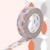 Masking Tape MT Circles Orange - Overlapped Orange