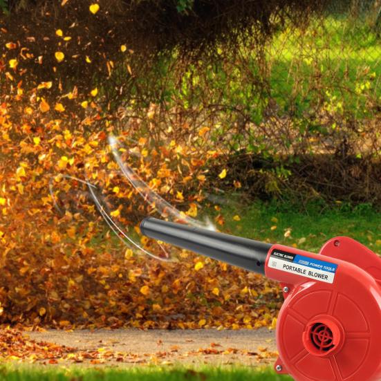 Ручная воздуходувка для листьев, мощный двигатель, высокоскоростная машина для ухода за газоном, 700 Вт, проводная электрическая воздуходувка для мусора, устройство для уборки сада