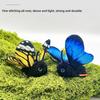 Multiple Modes Butterfly Cat Teaser Hanging Elastic String Interactive Cat Toy Feline Toy  Kittens