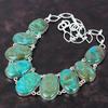 Ожерелье из хризоколлы Ювелирные изделия ручной работы из драгоценных камней Ожерелье из стерлингового серебра 925 пробы Регулируемая цепочка Ожерелье Последний дизайн Ожерелье Подарок на помолвку