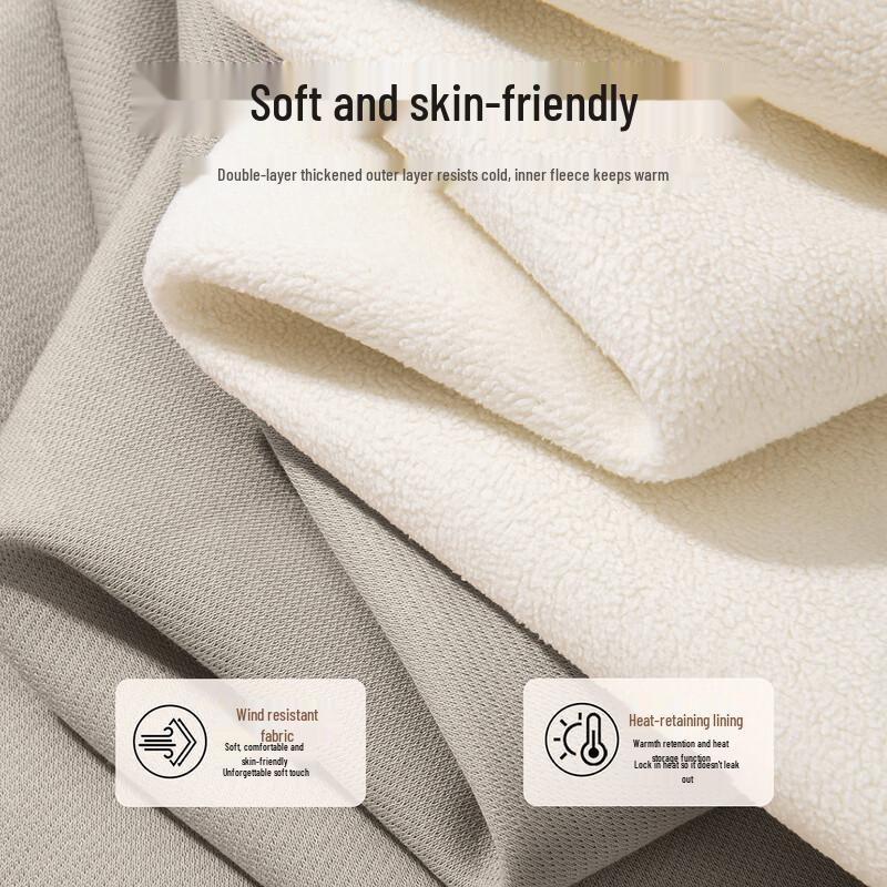 Mark Fairwhale Men's 2025 Winter Fleece Lined Stand-Collar Sweatshirt