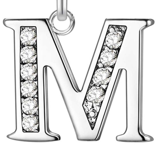 Хороший выбор, ожерелье, популярная серебряная медная цепочка со стразами и английскими буквами