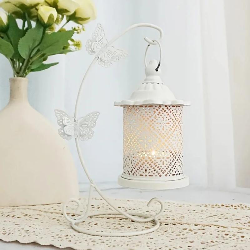 Vintages Hanging Freestandings Irons Lanterns Hollows Carving Romantics Dinner Wedding Decoration