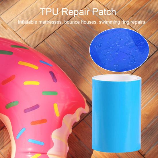 1 Roll Repair Patch Self-Adhesive Strong Adhesion Waterproof Clear Inflatable Swimming Pool Umbrella Repair Patch
