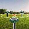 12 Pcs Solar Powered Snake Repellent for Outdoors,Ultrasonic Snake Repellent,Solar Snake Repellent