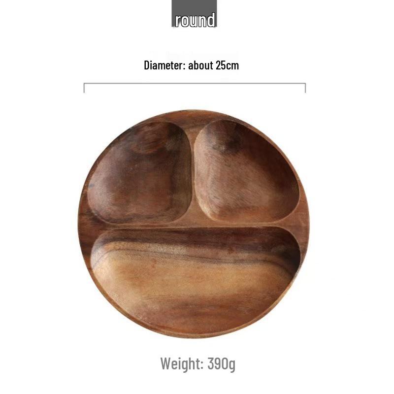 Универсальный поднос из японского ореха – Идеально подходит для подачи чая, фруктов или пиццы в отелях