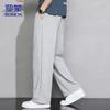 ROMON Men's Autumn/Winter Loose Straight Leg Sweatpants