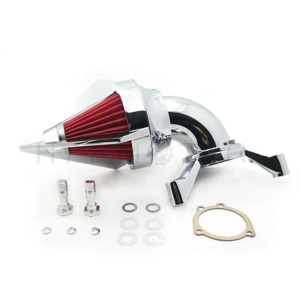 Motorcycle Cone Spike Air Cleaner Intake for Harley Davidson CV Carburetor Delphi V-Twin