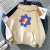 Men's Neutral Hoodie, Thin Warm, Cotton Skin-friendly, Cute Cartoon Pattern