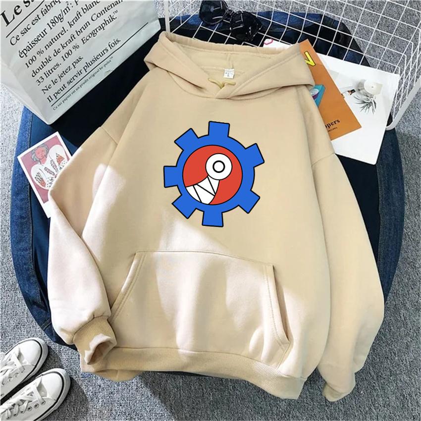 Men's Neutral Hoodie, Thin Warm, Cotton Skin-friendly, Cute Cartoon Pattern