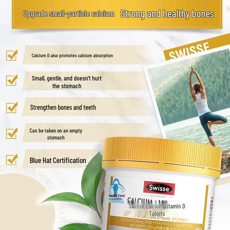 Swisse Мини-таблетки с кальцием и витамином D3
