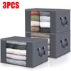 Large Capacity Clothes Storage Bag Foldable Blanket Storage Bags Storage Containers for Organizing Bedroom Closet Clothing