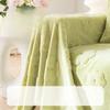 INS Style Simple Sofa Towel Rabbit Plush Autumn and Winter New Sofa Cover Fabric Пылезащитный всеобъемлющий универсальный чехол для дивана Одеяло