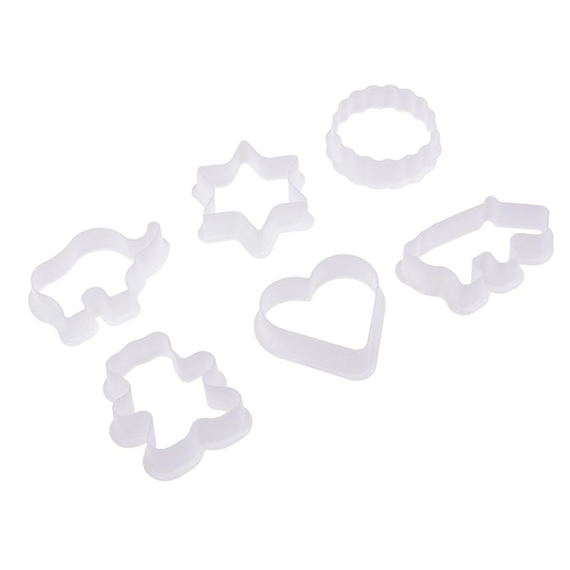 6 шт., пластиковые формочки для печенья с животными, формы для помадки, инструмент для декора торта