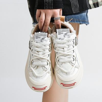 Женские новые весенне-осенние спортивные туфли, повседневные балетки, детские универсальные студенческие кеды