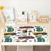 Truck Theme Mouse Pad, Non Slip Rubber Base, Multifunctional Office & Home Decor, Perfect for Workspace Personalization.