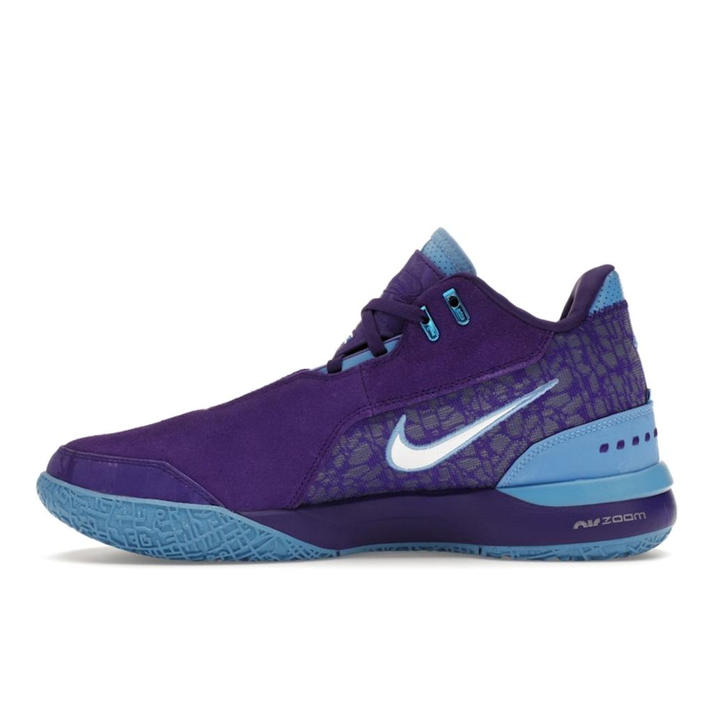 Nike Кроссовки унисекс LeBron NXXT Gen AMPD Summit Lake Hornets Purple Field-Purple Metallic-Silver FJ1566-500