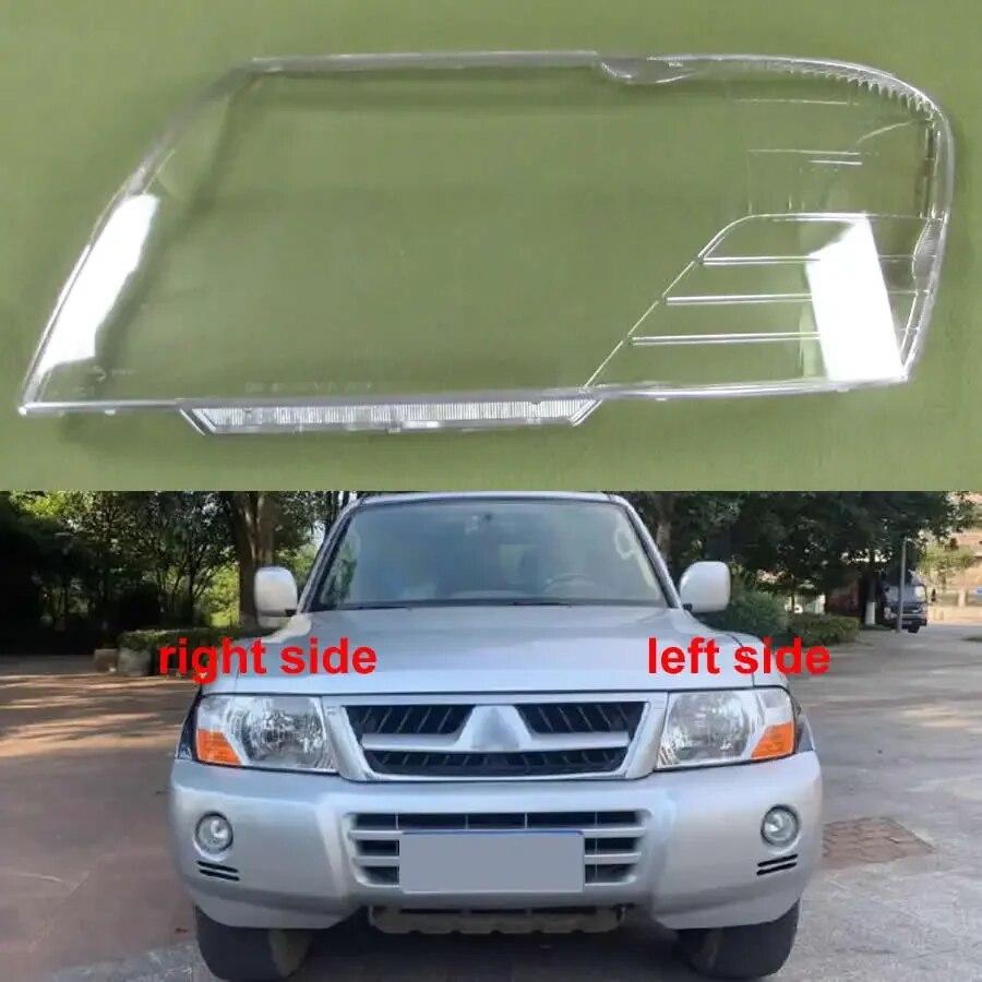 For Mitsubishi Pajero V73 V75 V77 2003-2011 Headlamps Shell Lampcover Headlight Cover Lens Plexiglass Replace Original Lampshade